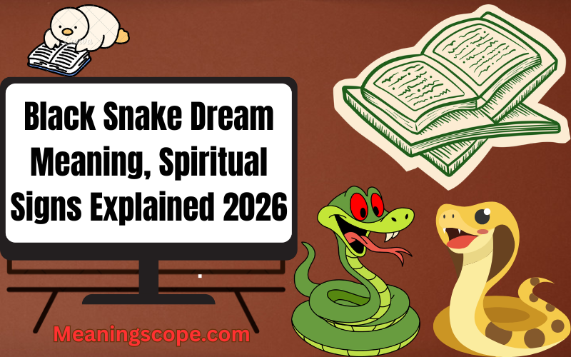 Black Snake Dream Meaning