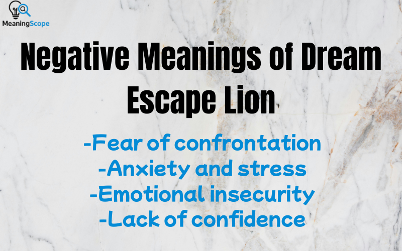 Dream Escape Lion