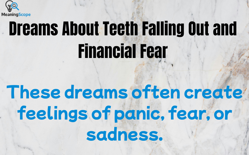 Dreams About Teeth and Wealth