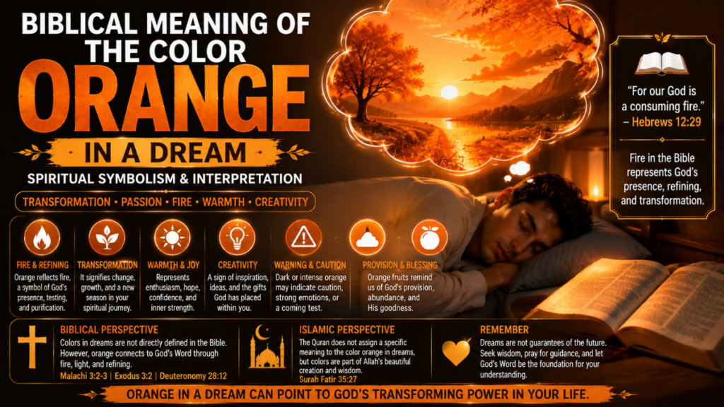 Biblical Meaning of the Color Orange in a Dream