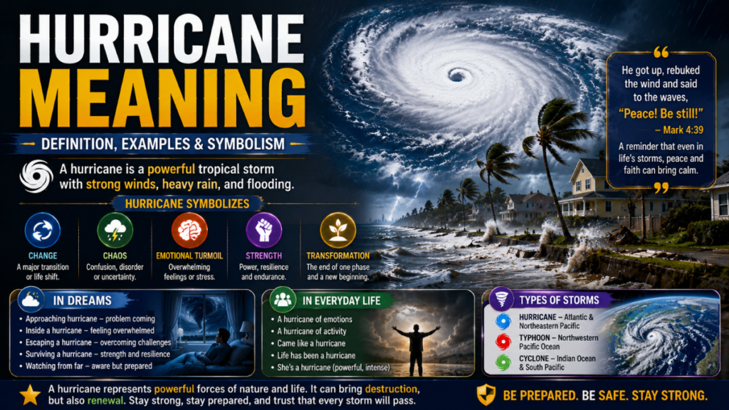 Hurricane Meaning