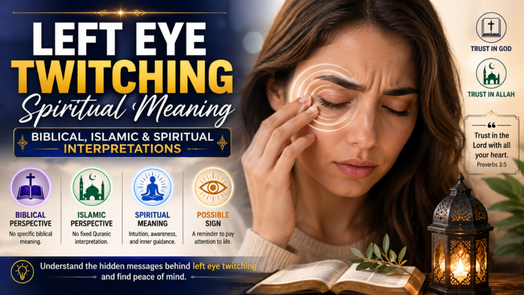 Left Eye Twitching Spiritual Meaning