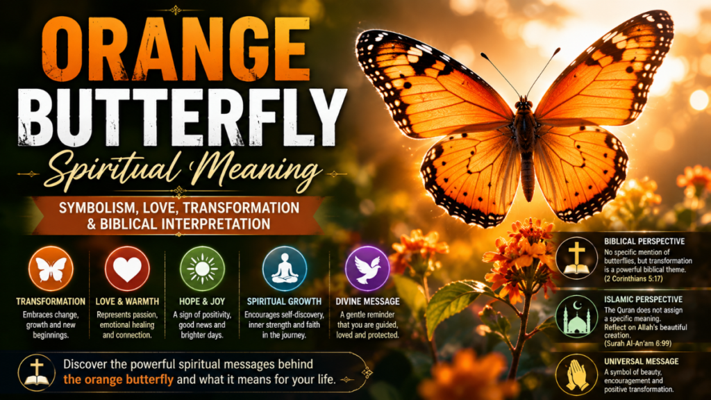 Orange Butterfly Spiritual Meaning