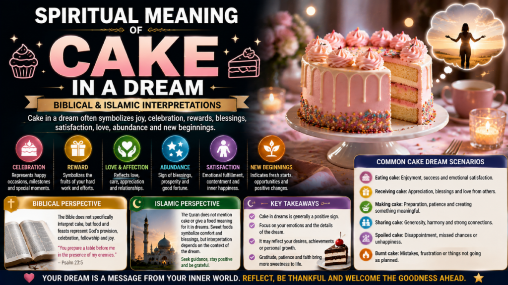 Spiritual Meaning of Cake in a Dream