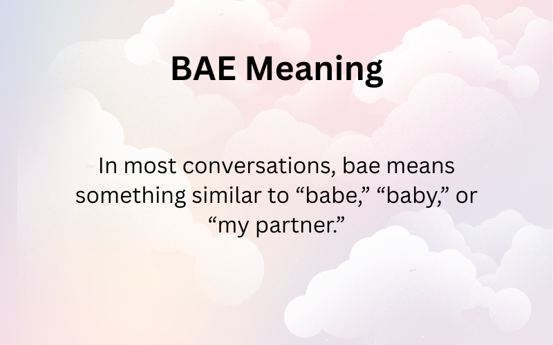 BAE Meaning