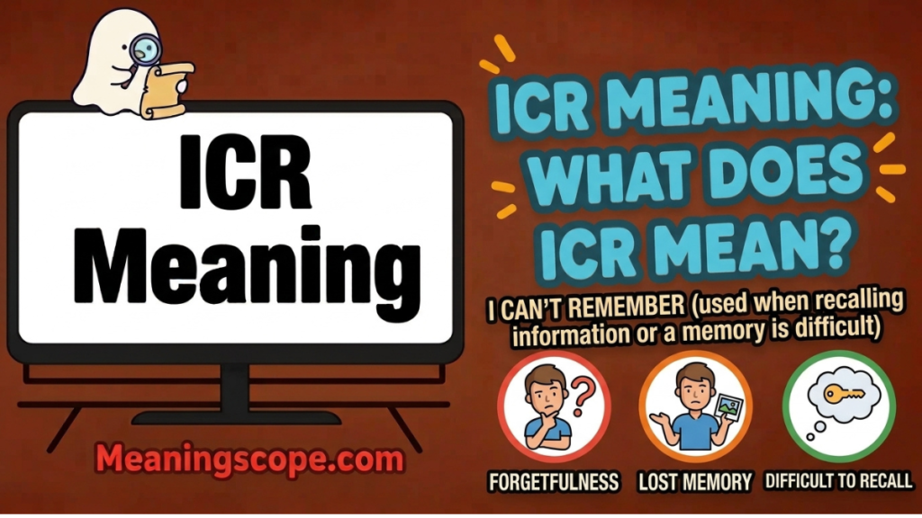 ICR Meaning