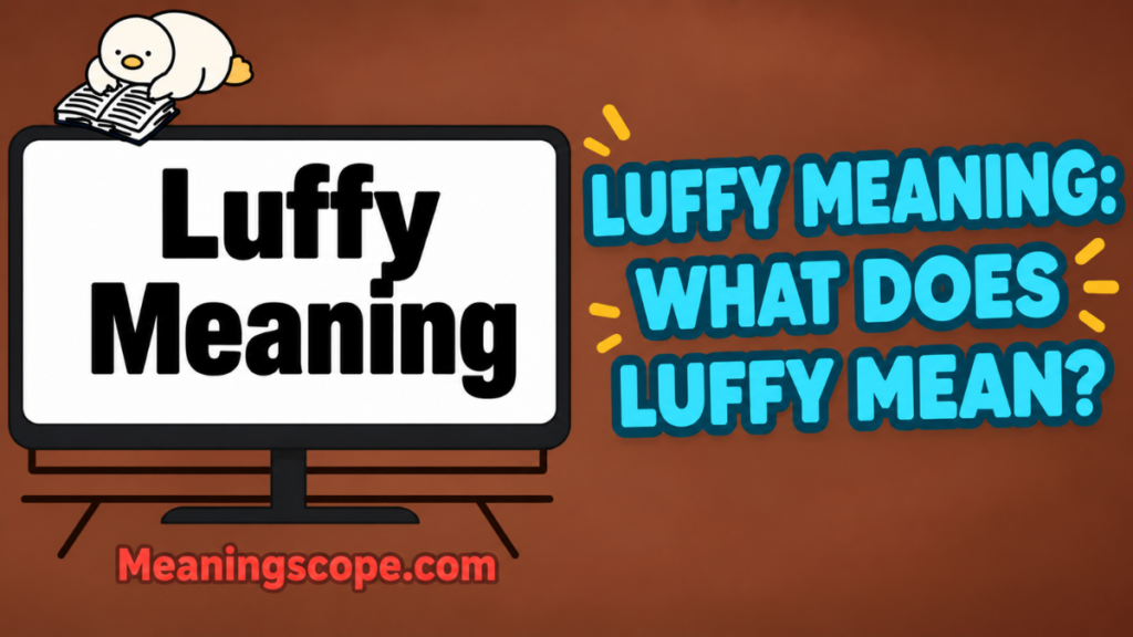 Luffy Meaning
