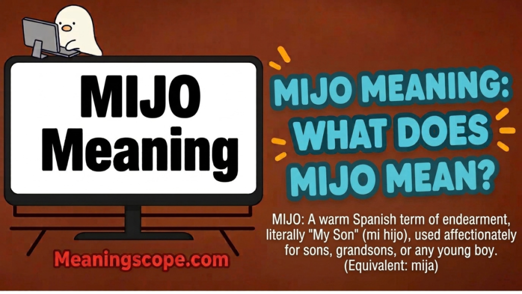 Mijo Meaning
