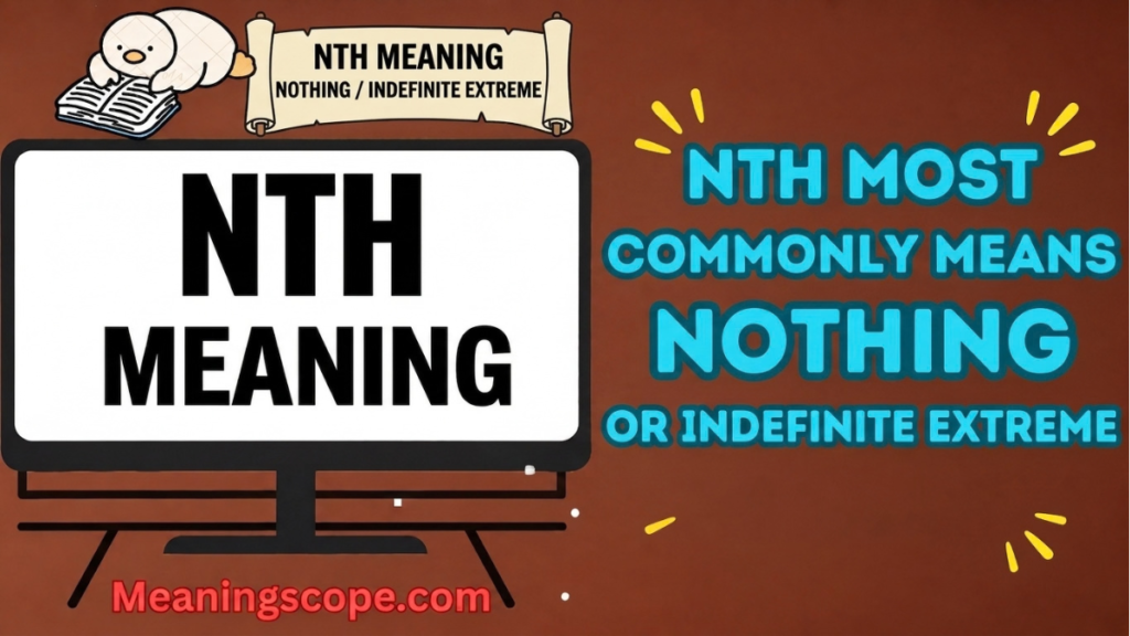 NTH Meaning