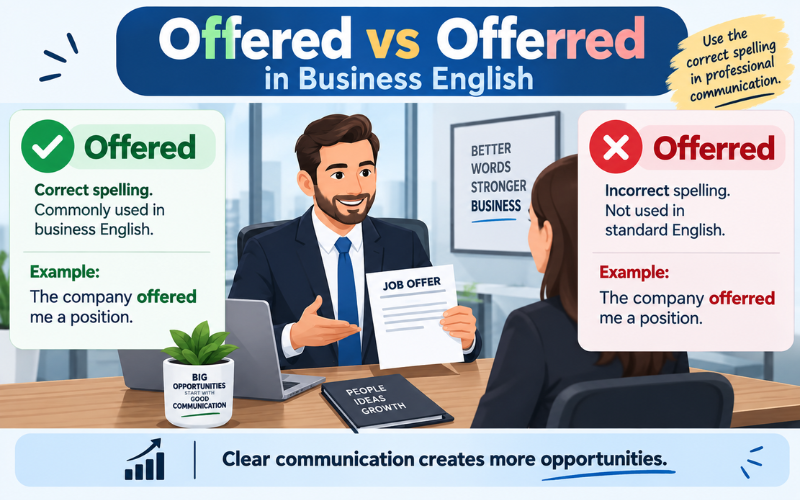 Offered vs Offerred