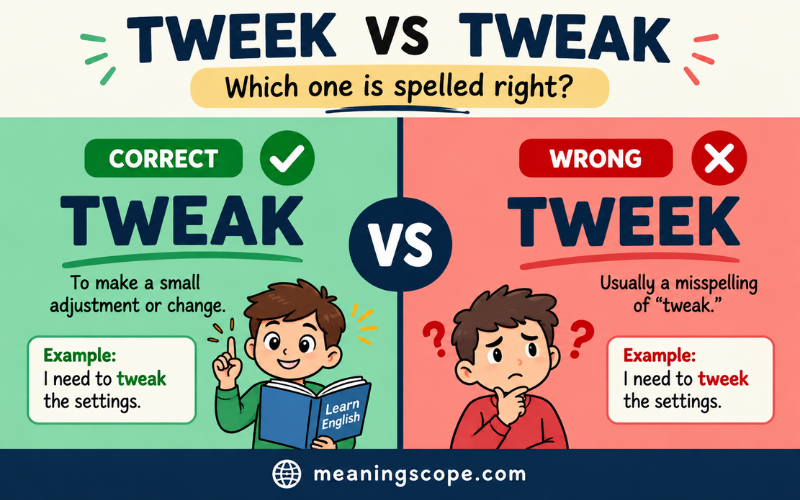 Tweek vs Tweak