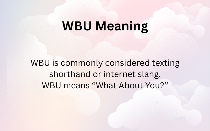 WBU Meaning 