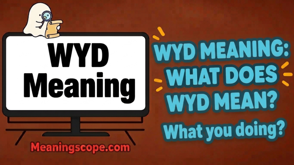 WYD Meaning in Text