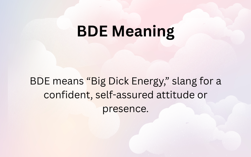 BDE Meaning