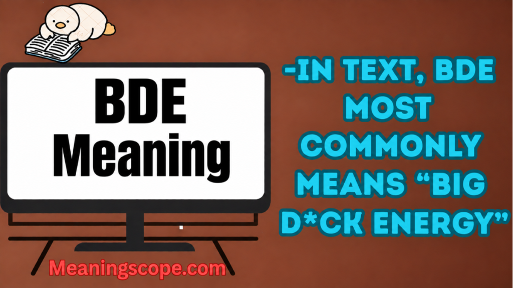 BDE Meaning