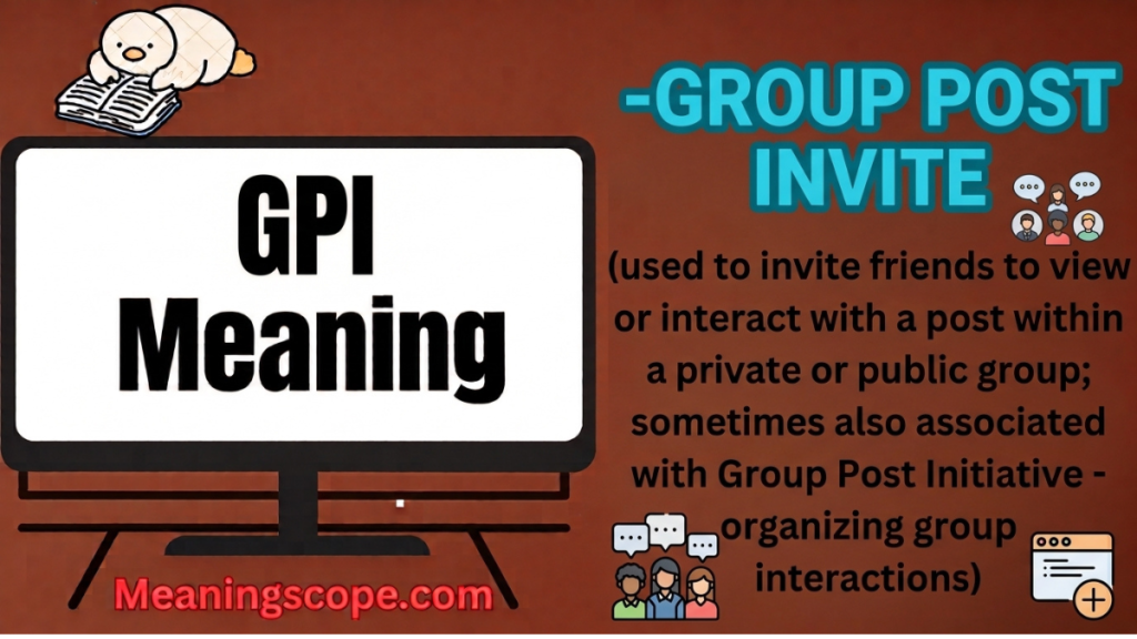 GPI Meaning