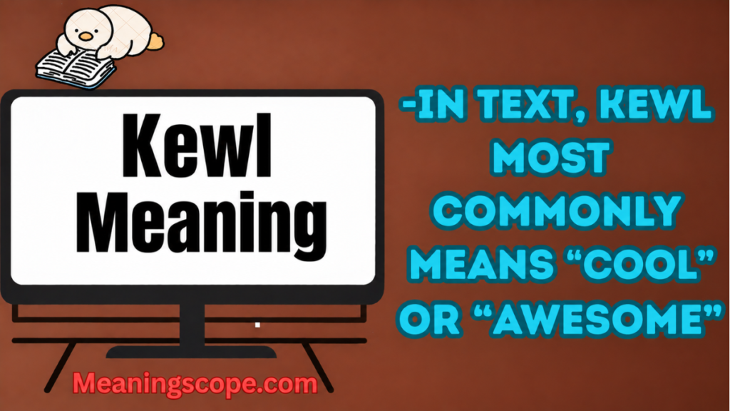 Kewl Meaning