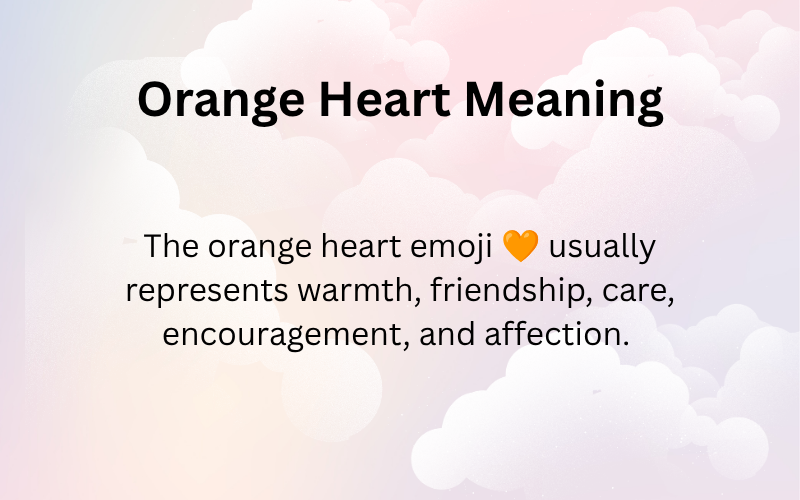 Orange Heart Meaning