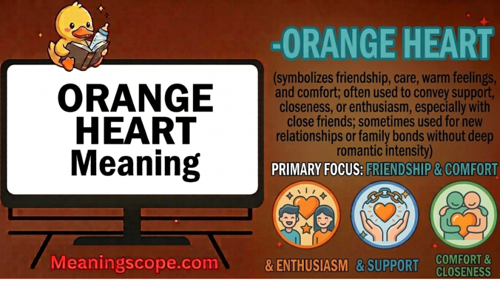 Orange Heart Meaning