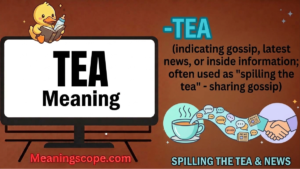 Tea Meaning